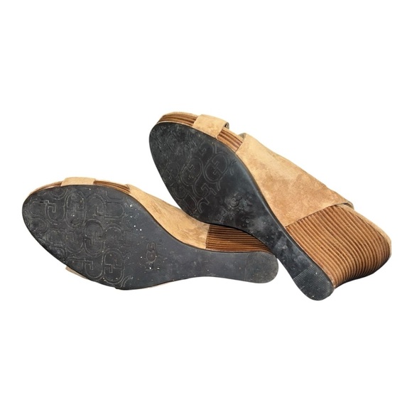 UGG Hazel Suede Wedge Slingback Sandals – Size 7 - Picture 7 of 7